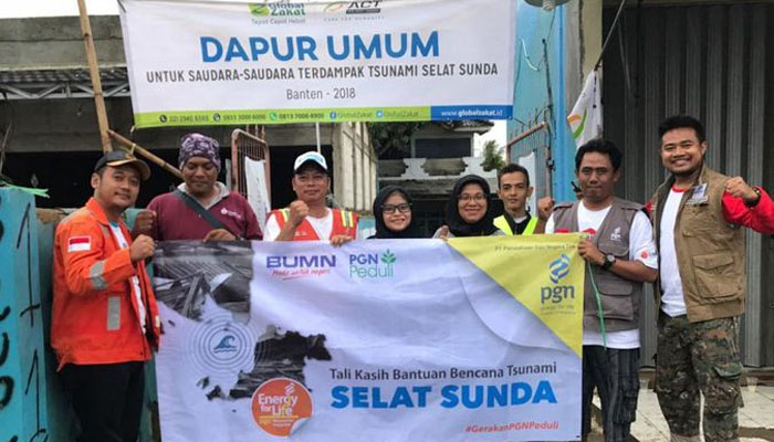 Tsunami Selat Sunda, PGN Salurkan Bantuan di Lampung