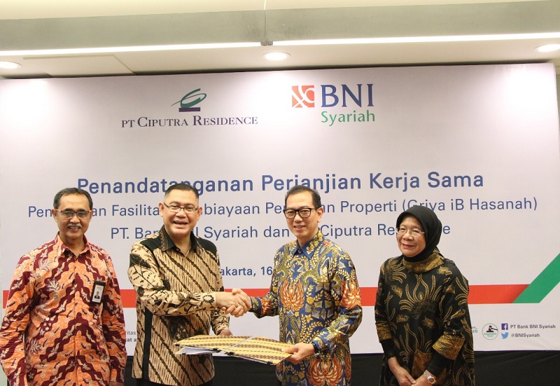 Gandeng Ciputra Group,Â BNI Syariah Tingkatkan Ekspansi Pembiayaan BNI Griya iB Hasanah