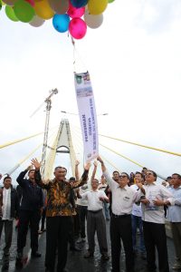 Jembatan Ikon Riau Garapan Brants Abipraya Diresmikan