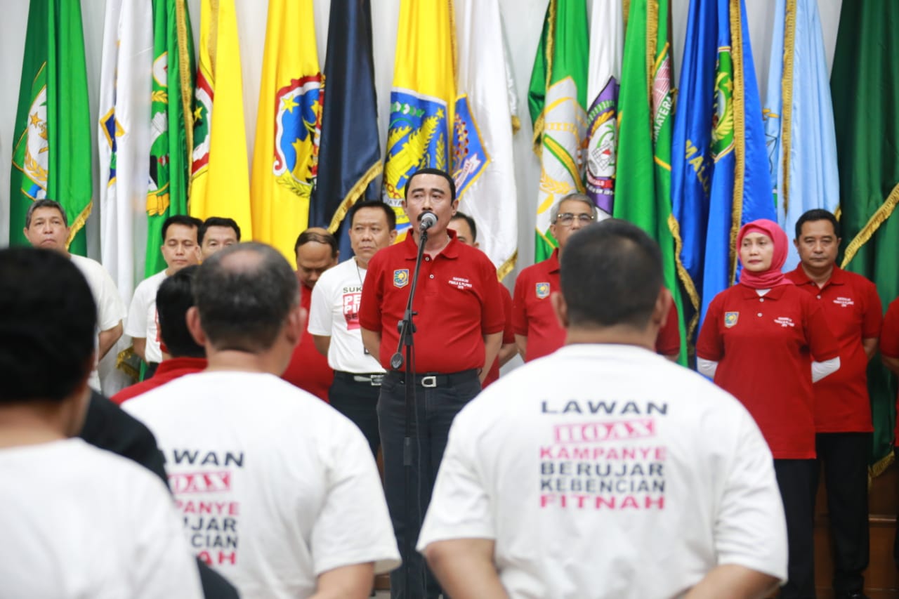 Kemendagri Gelar Apel Bersama ASN dalam Menyukseskan Pemilu Serentak 2019