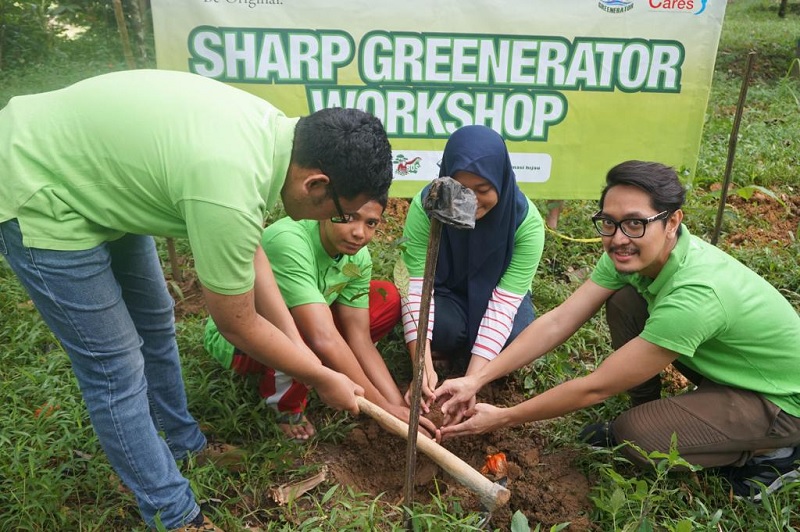 Peringati Hari Bumi, Sharp Indonesia Deklarasikan Komitmen Pelestarian Lingkungan