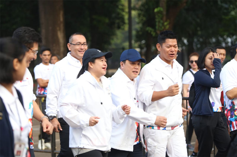 Menko PMK Lepas Peserta ‘Olympic Day Run 2019’