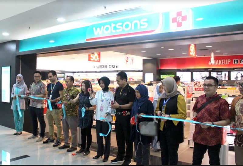 Di Kota Pempek, Watsons Buka Tiga Gerai