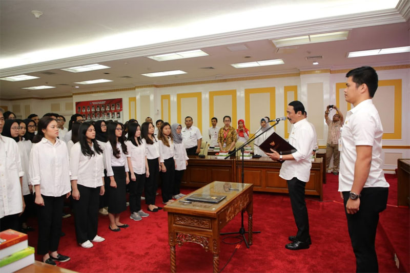 Pengukuhan 80 Curator Festival Gapura Cinta Negeri di Kemendagri