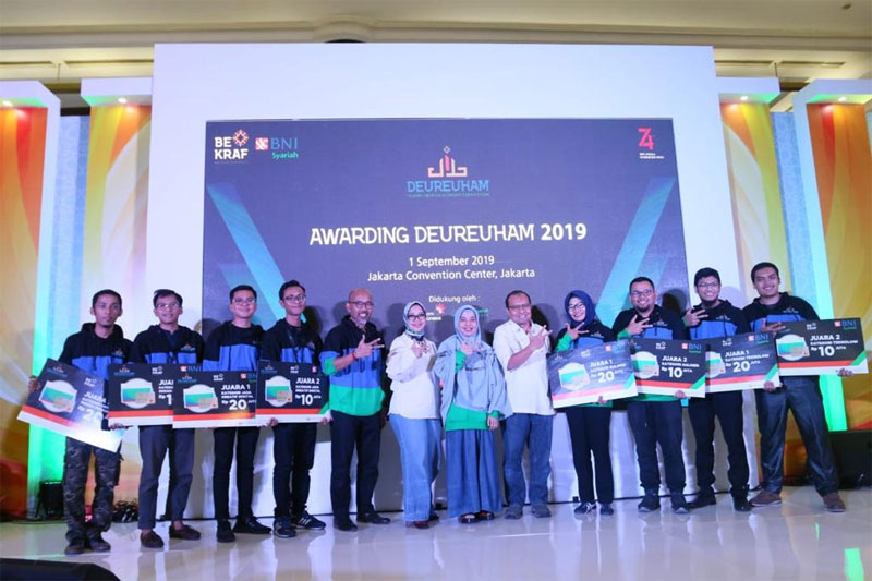 BNI Syariah dan Bekraf Umumkan Pemenang Kompetisi Deureuham 2019 di BNI Syariah Islamic Tourism Expo (ITE) 2019
