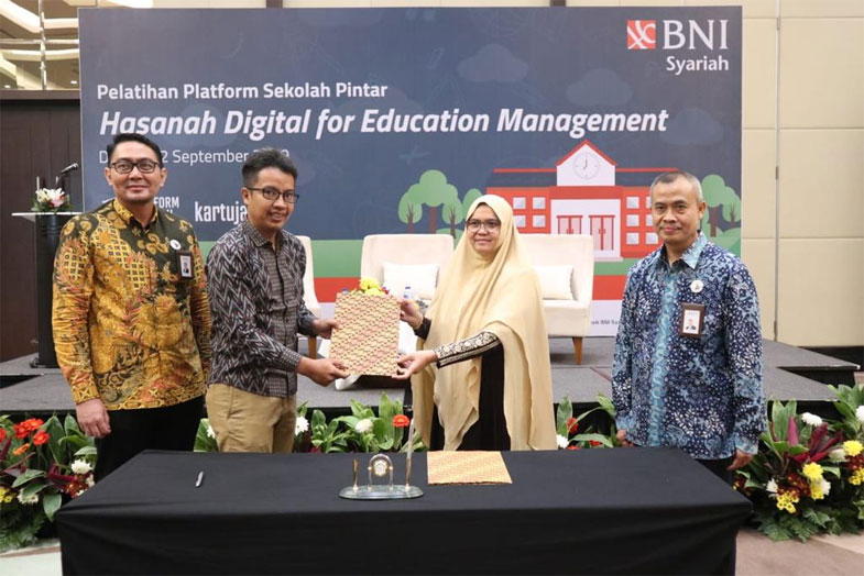 Dukung Kemajuan Pendidikan, BNI Syariah Gelar Pelatihan Platform Sekolah Pintar