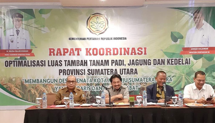 Kementan dan Pemprov Sumut Kejar Tingkatkan Luas Tambah Tanam Padi