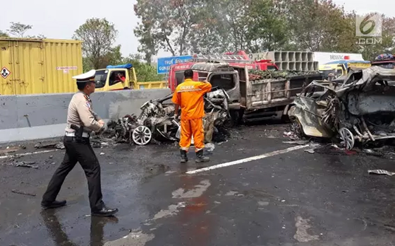 Pengakuan Sopir Truk, Tersangka Kecelakaan Maut Tol Cipularang