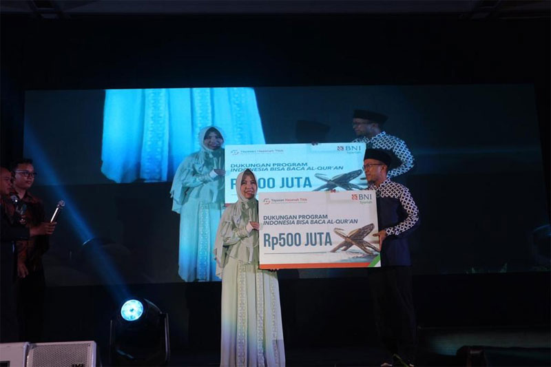 Bebaskan 10.000 Buta Aksara Quran, BNI Syariah Dukung Program Indonesia Bisa Baca Quran