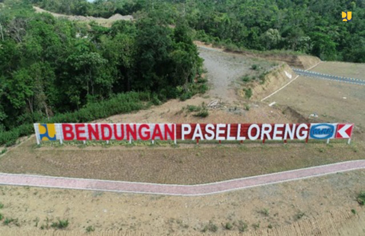 Bendungan Paselloreng Aliri 8.510 Hektar Area Persawahan