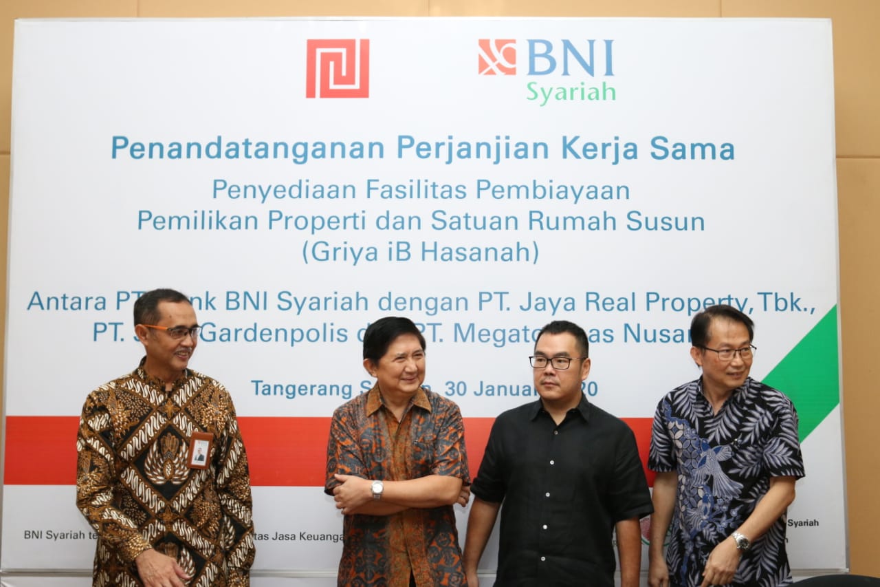 BNI Syariah Tandatangani Kerjasama dengan Tiga Developer Properti