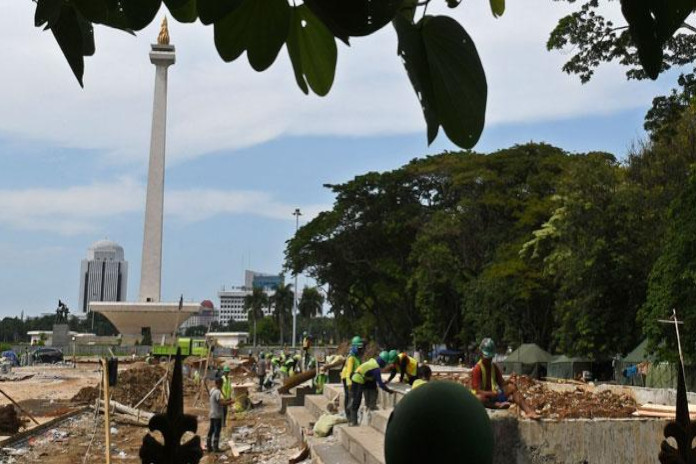 Dituding PSI Abal-abal, Ini Pengakuan Kontraktor Revitalisasi Monas