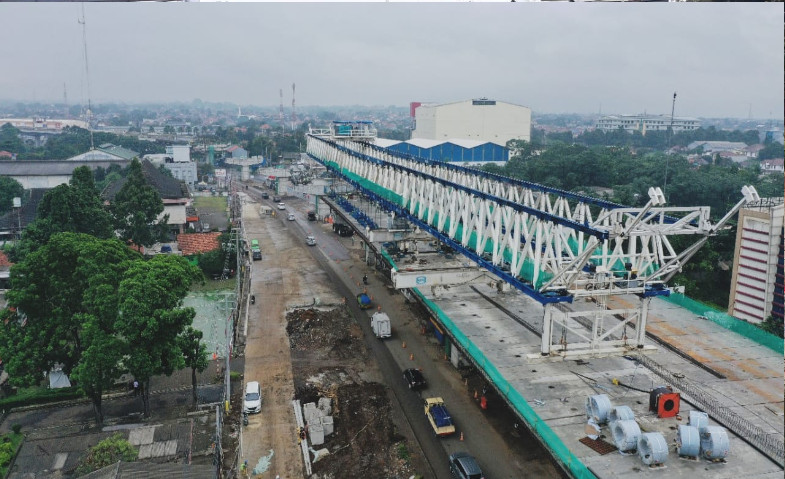 Jasa Marga Kebut Pembangunan Jalan Tol BORR Seksi 3A Yasmi-Semplak