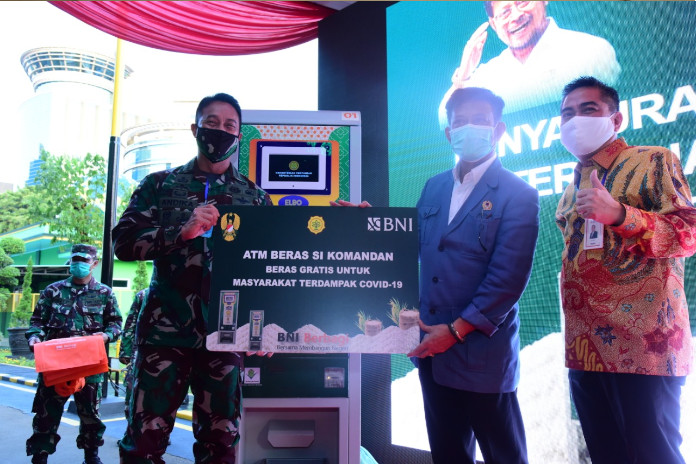 Mentan Gandeng TNI AD dan BNI Luncurkan ATM Pertanian Sikomandan