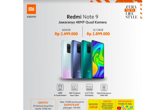 Erajaya Group Mulai Buka Pre-Order Redmi Note 9 Pro dan Redmi Note 9