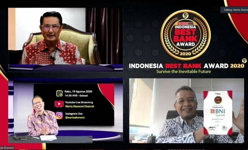 BNI Syariah Raih Penghargaan Indonesia Best Bank Award dari Warta Ekonomi