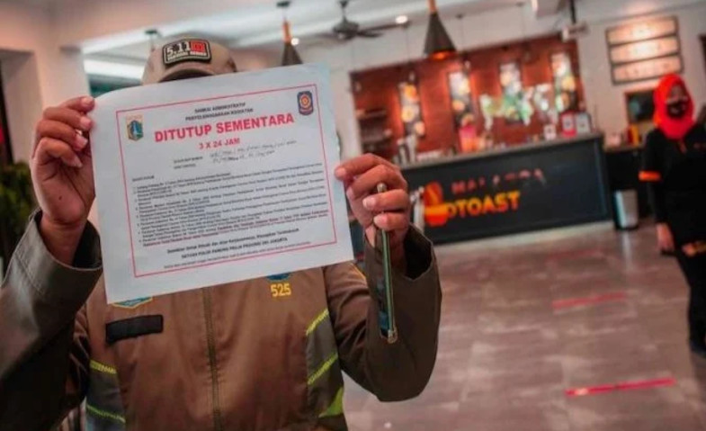 20 Perkantoran Disegel Gara-gara Langgar PSBB di Jakarta