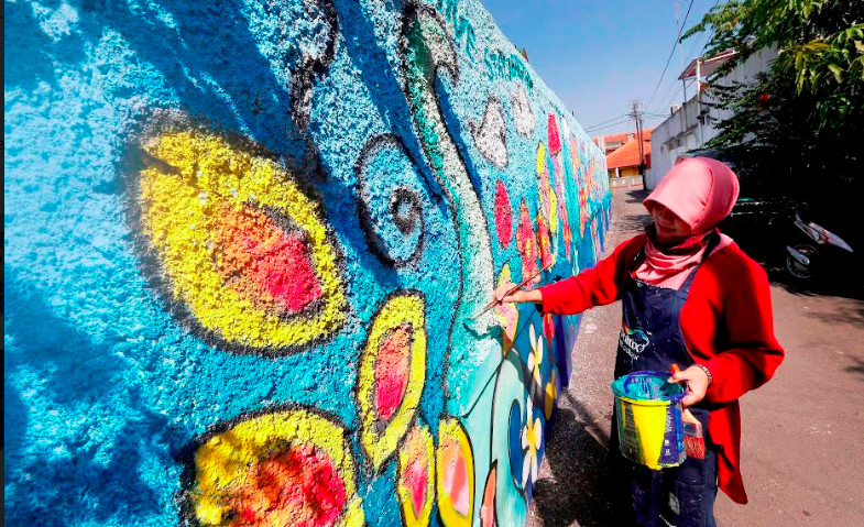 AkzoNobel Indonesia Ajak Warga Bandung Bikin Karya Mural