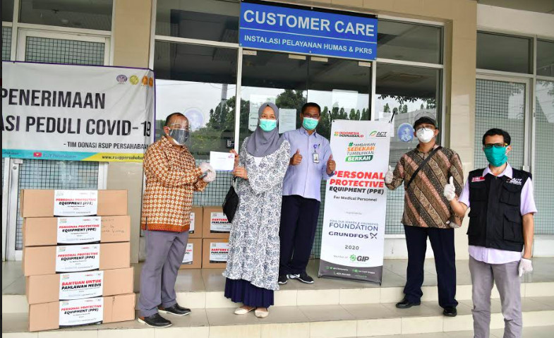 Grundfos Foundation Berikan Donasi Kepada Aksi Cepat Tanggap untuk Bantu Tenaga Kesehatan Indonesia Agar Tetap Aman
