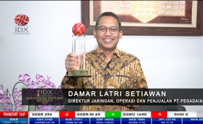 Pegadaian Raih Penghargaan Anugerah Inovasi Indonesia 2020