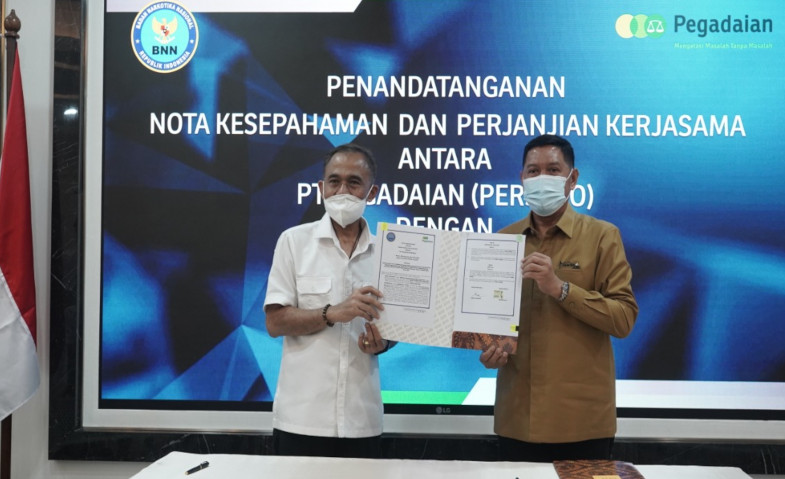 Pegadaian Dukung BNN, Berantas Penyalahgunaan Narkoba dan Berpaling ke Investasi Emas