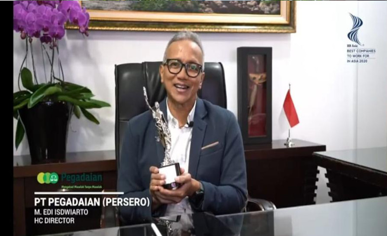 Pegadaian Raih Indonesiaâ€™s Best Companies To Work for In Asia 2020