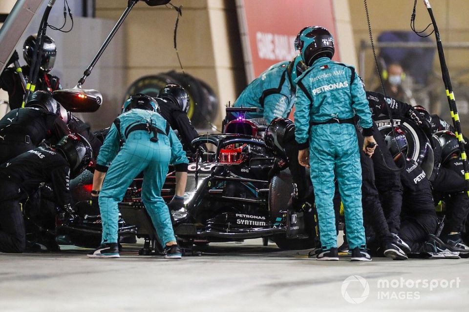 Mercedes Didenda 20 Ribu Euro Gegara Salah Pasang Ban di GP Sakhir