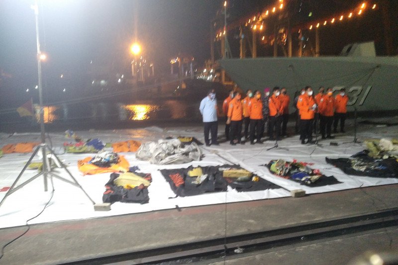 Terkumpul 45 Kantong Jenazah selama Evakuasi Korban Sriwijaya Air