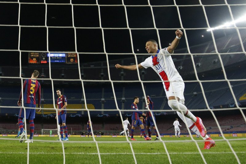 Hasil Liga Champions: PSG Bekap Barcelona di Camp Nou