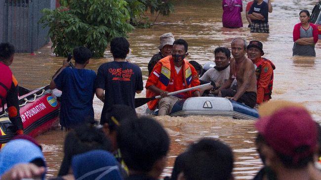 25.157 Keluarga Terdampak akibat Banjir di Kabupaten Bekasi