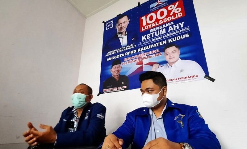 Tegak Lurus Cinta AHY, Fraksi Demokrat DPRD Kudus Tolak KLB Deli Serdang