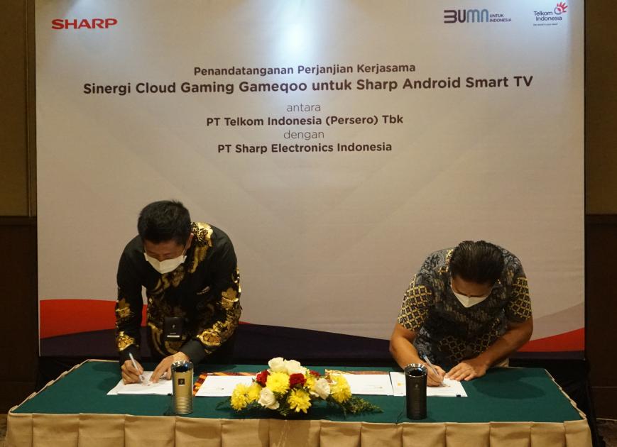 Gandeng Telkom, Sharp Indonesia Luncurkan TV Game Streaming Pertama dan Satu-Satunya di Indonesia