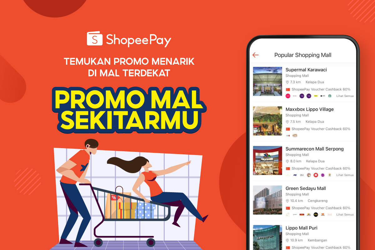 ShopeePay Hadirkan Fitur Promo Mal Sekitarmu