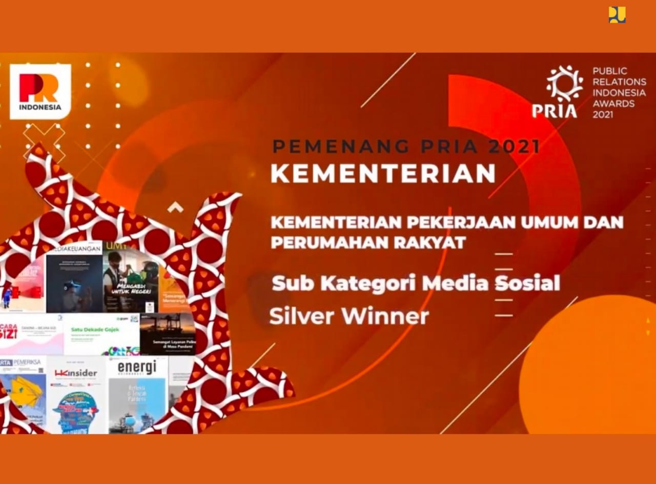 Populer di Media Cetak, PUPR Terima Penghargaan PRIA Award 2021