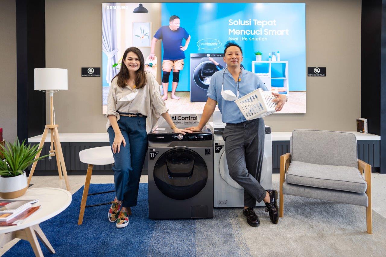 Samsung Hadirkan Mensin Cuci Smart EcoBubble Washer Solusi Tepat, Mencuci Smart