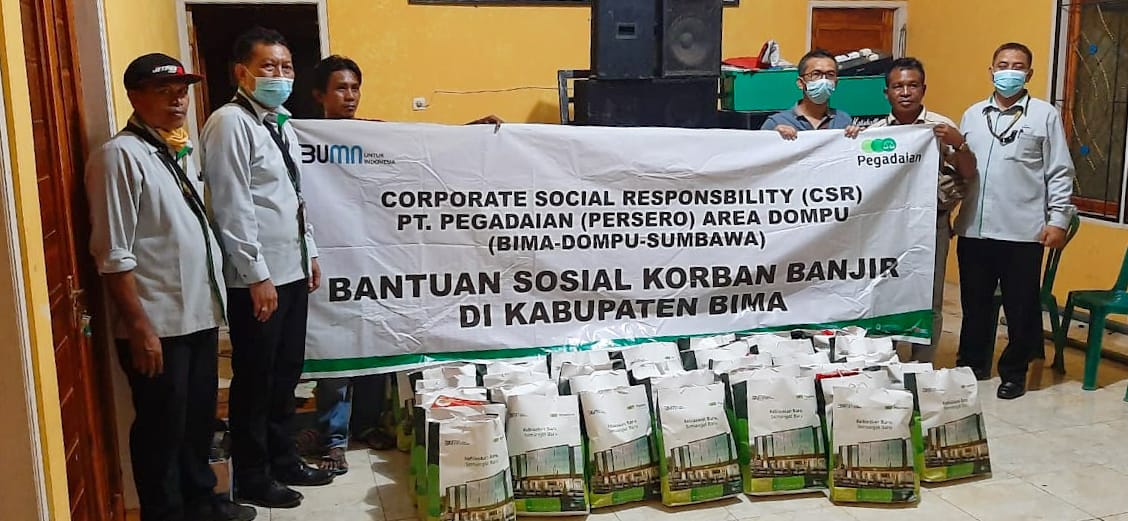Pegadaian Peduli Bantu Korban Banjir Bandang NTT dan NTB