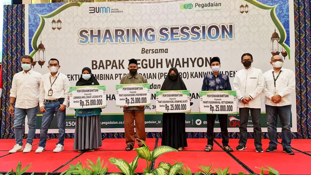 Pegadaian Salurkan Bantuan Untuk Masyarakat NTB dan Sulut
