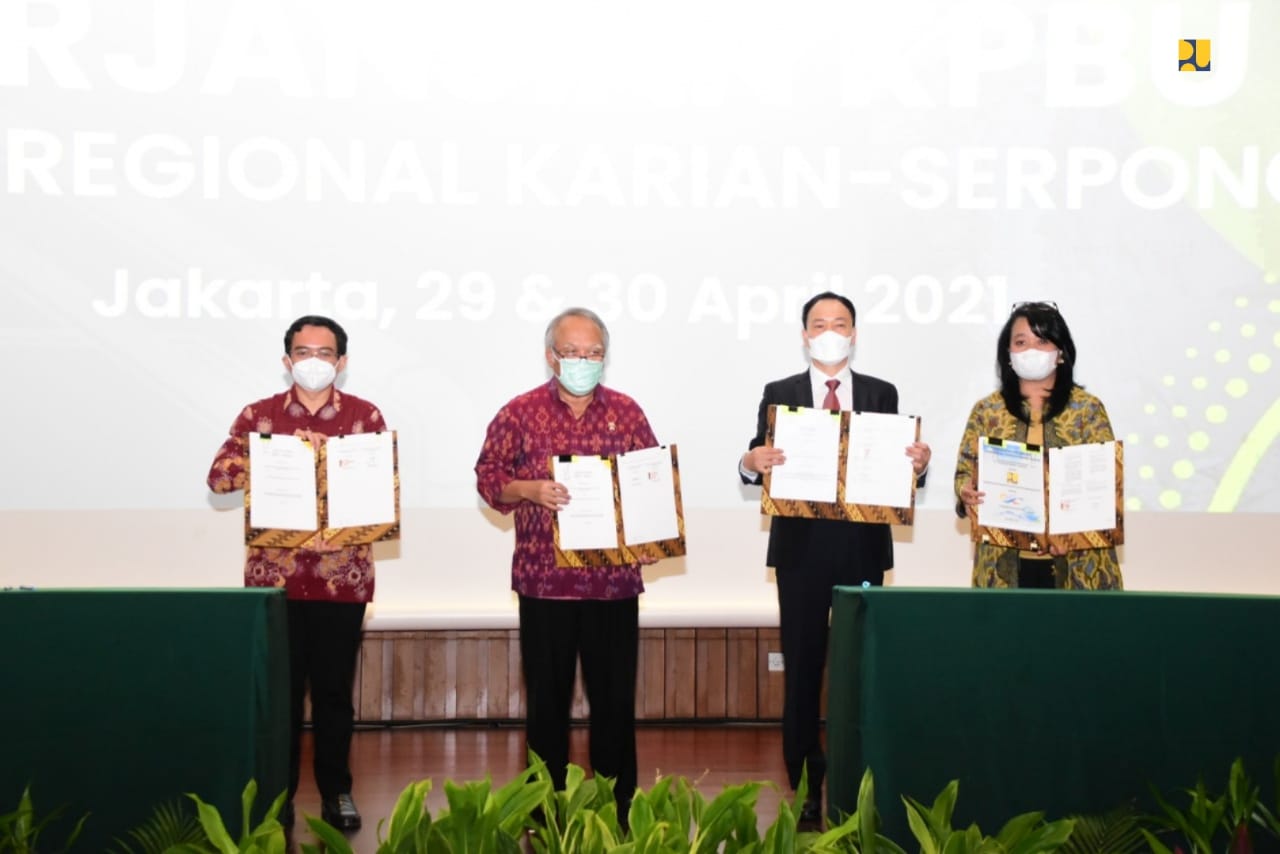 PUPR Tambah Pasokan Air Minum Jakarta, Tangerang dan Tangsel