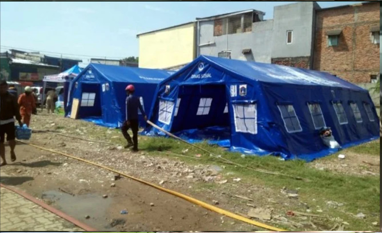 Rumah Kebakaran di Kapuk Muara, 1.449 Warga Terpaksa Lebaran di Pengungsian