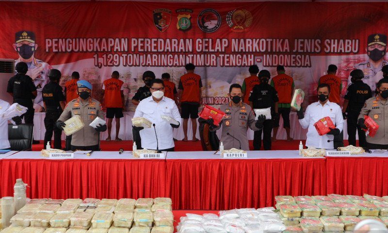 Sindikat Narkoba 1,129 Ton Timur Tengah Dikendalikan Napi di Lapas Cilegon