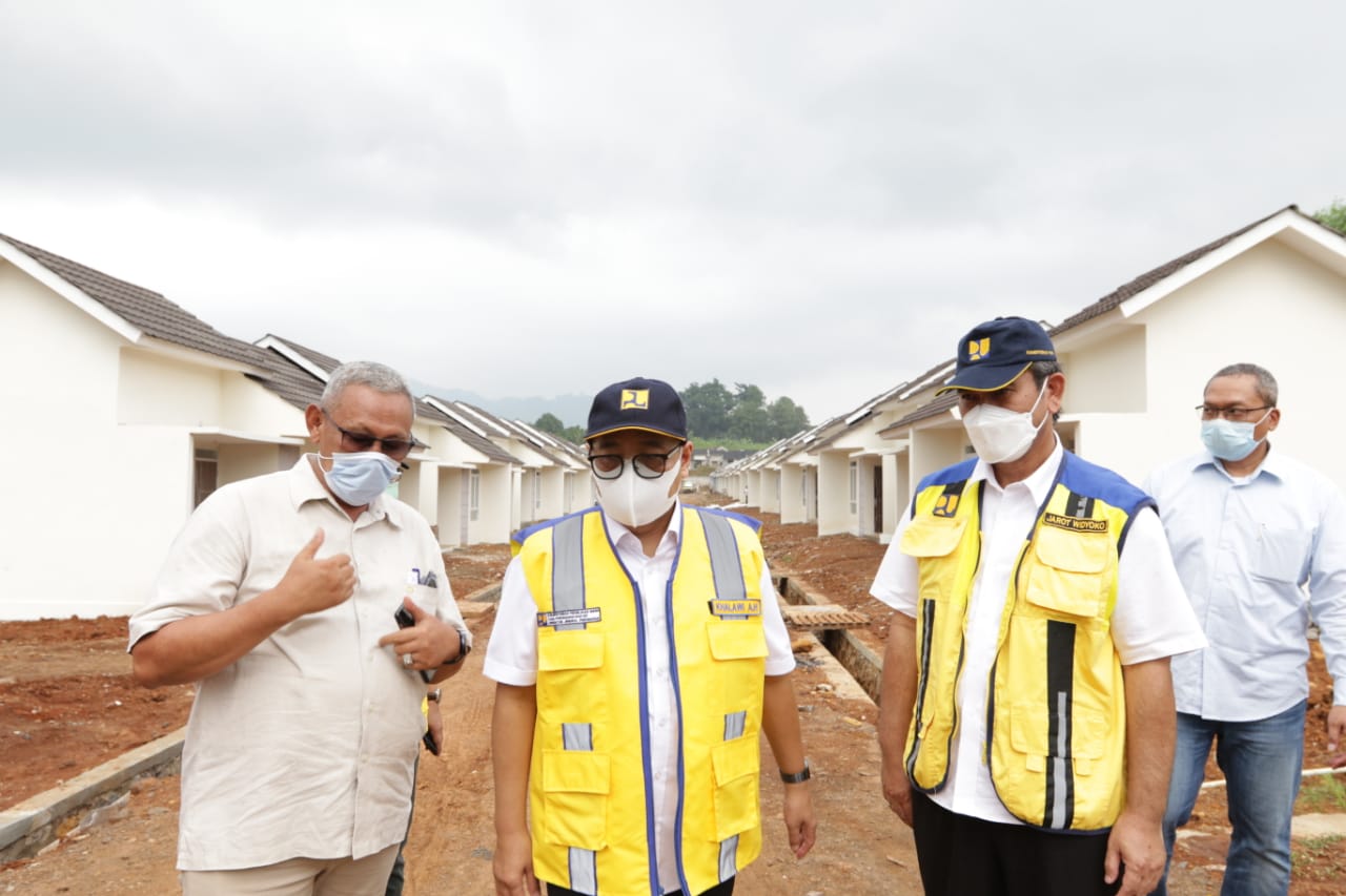 Pembangunan Rusus Relokasi Masyarakat Terdampak Bencana Sudah Hampir Rampung