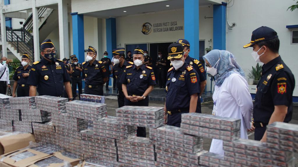 Bea Cukai Banten Gagalkan Pendistribusian Rokok Ilegal Senilai Rp 2,1 Miliar