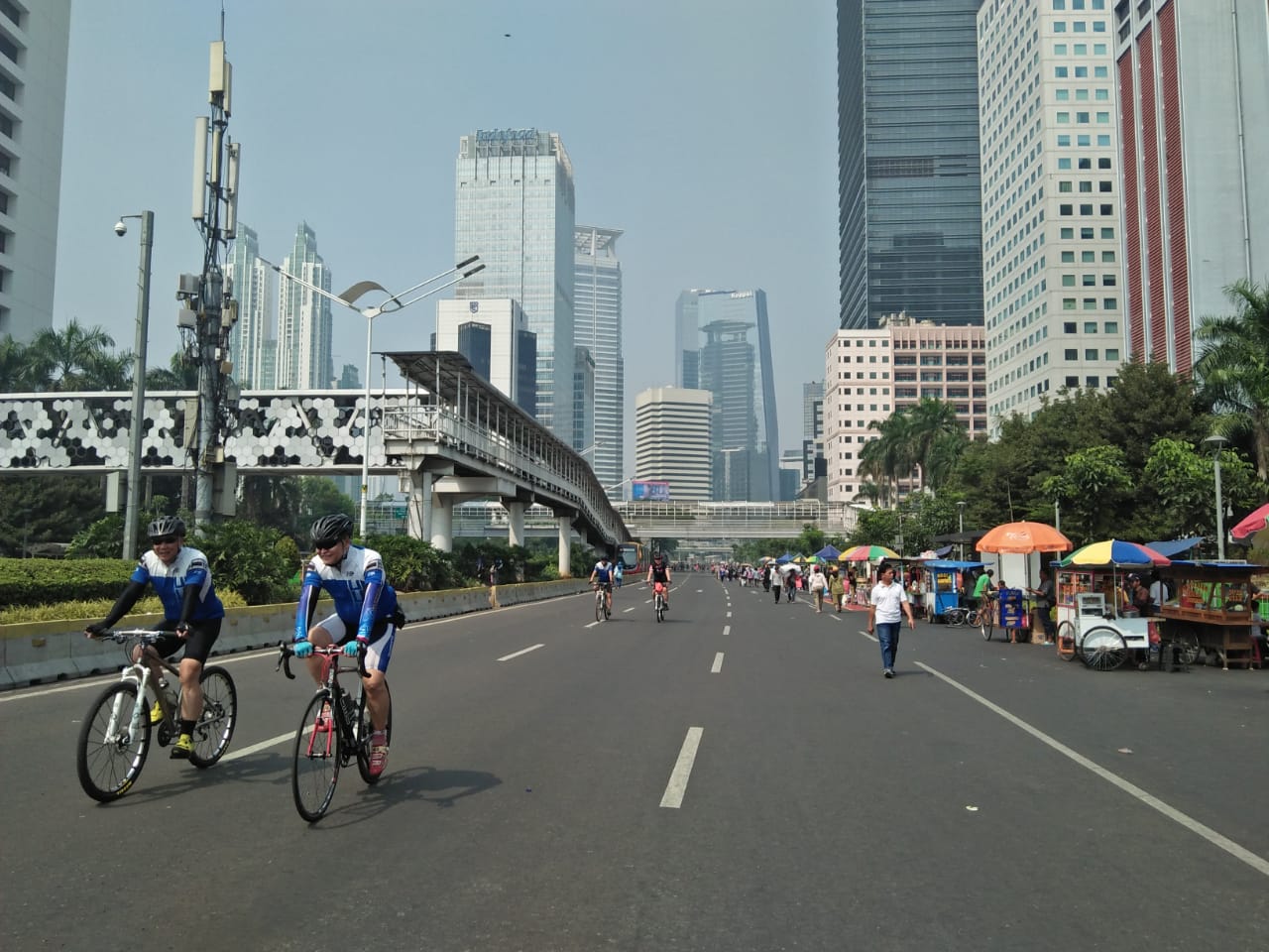 Dishub DKI Uji Coba Road Bike di Jalur Sudirman-Thamrin