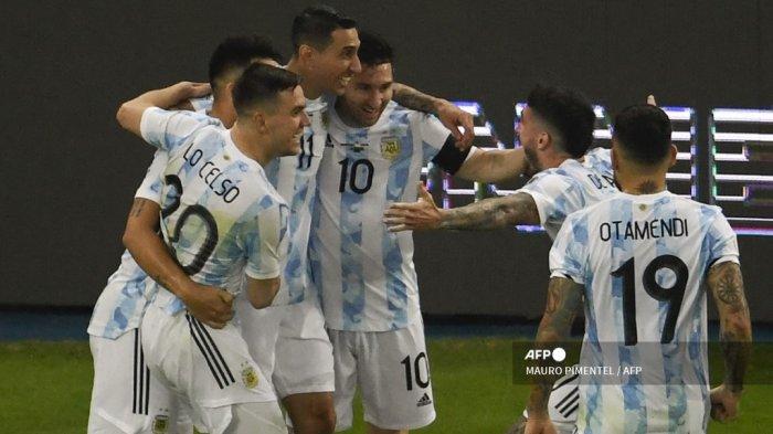Kalahkan Brasil 1-0, Argentina Juara Copa America 2021