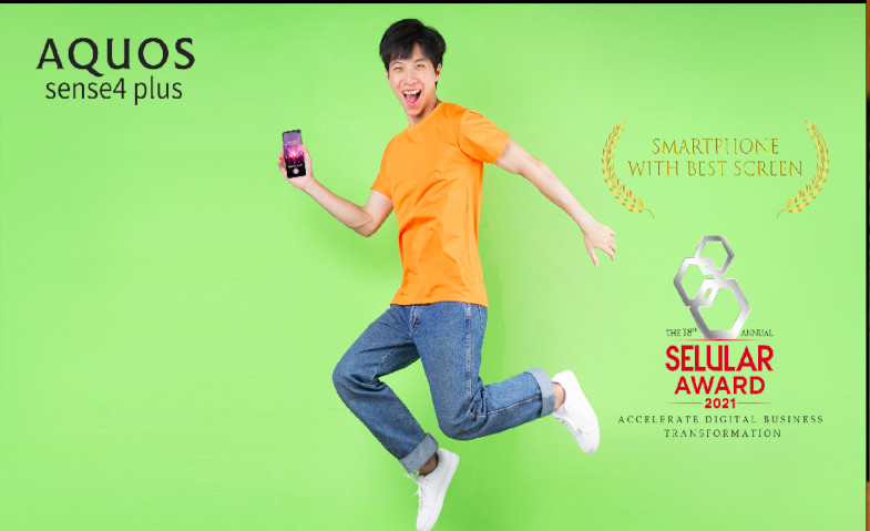 Sharp AQUOS Sense4 Plus Sabet Penghargaan Best Screen Di Ajang Selular Awards 2021