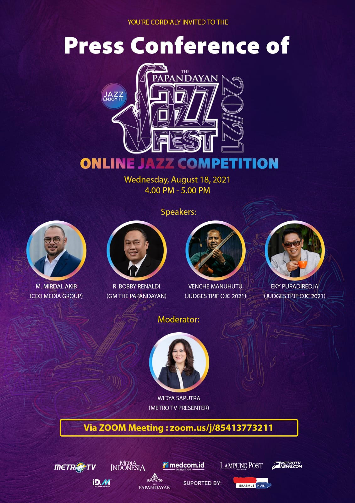 Diawali Kompetisi Jazz Online, The Papandayan Jazz Fest Kembali Hadir Desember Nanti