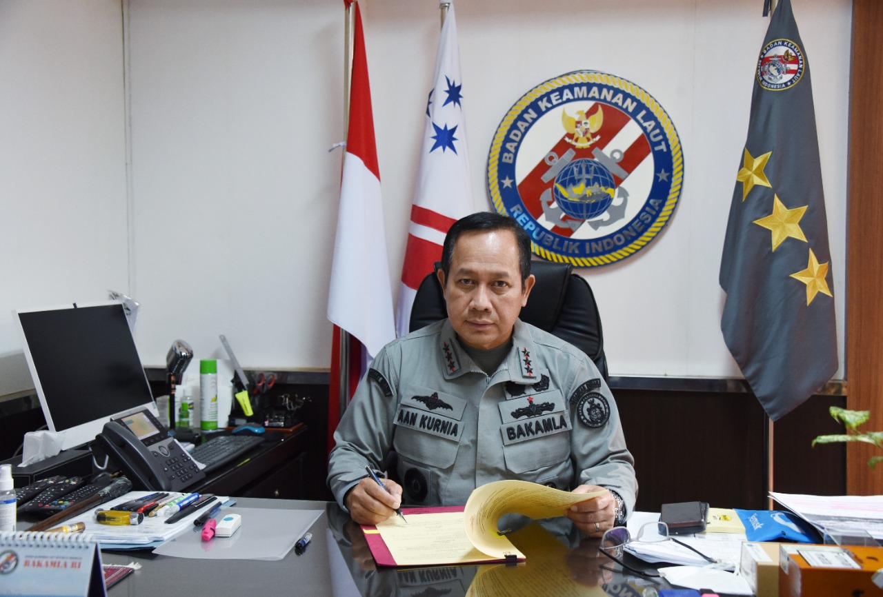 Bakamla RI-ESDM Sepaham Dalam Pengamanan Laut Indonesia
