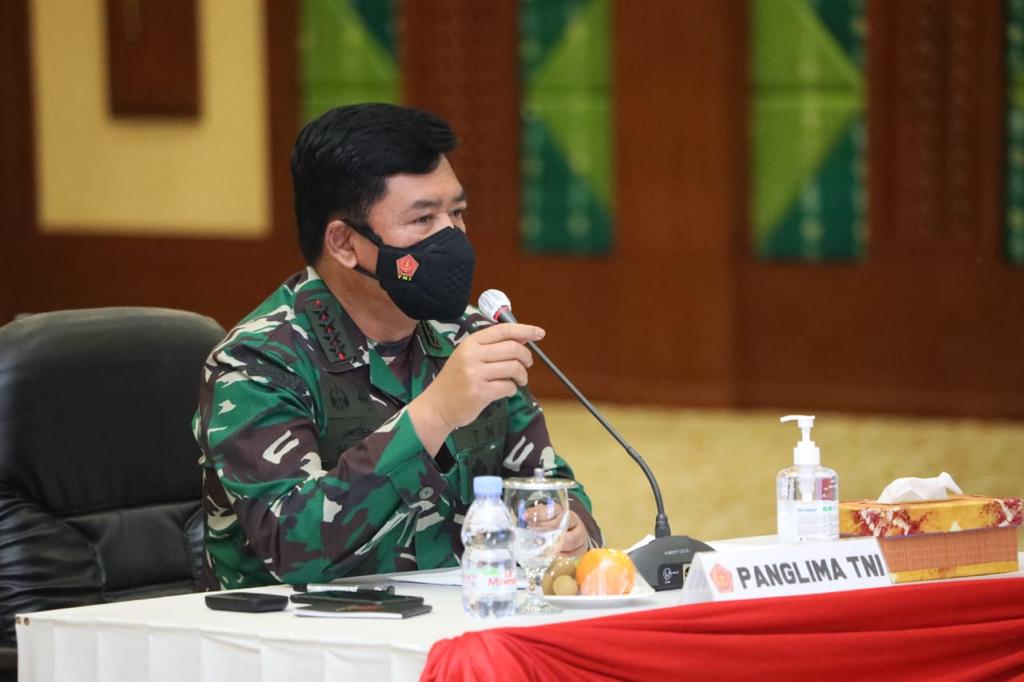 Panglima TNI Pimpin Rapat Cek Penggunaan Aplikasi Silacak