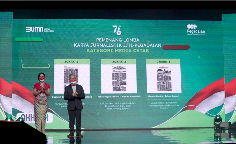 Ini Dia Juara Lomba Karya Jurnalistik IJTI-Pegadaian 2021