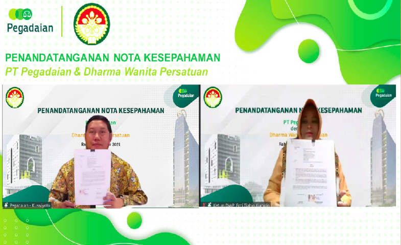 Istri-istri Menteri â€œNgeriungâ€ Virtual di Pegadaian, Ada apa?